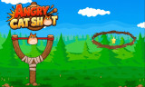 Angry Cat Shot background