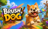 Brush Dog background